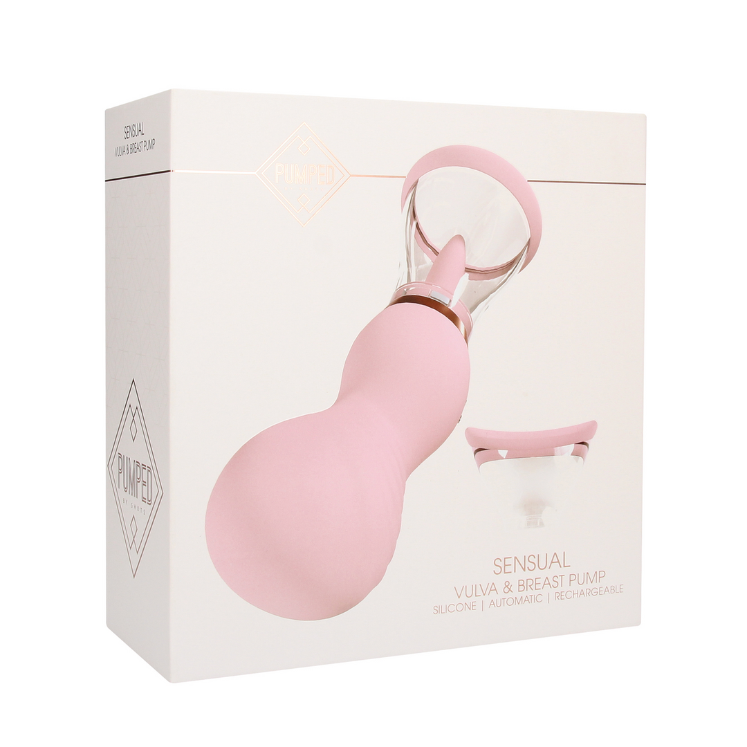 Sensuele – Oplaadbare Vulva en Borst Pomp – Roze