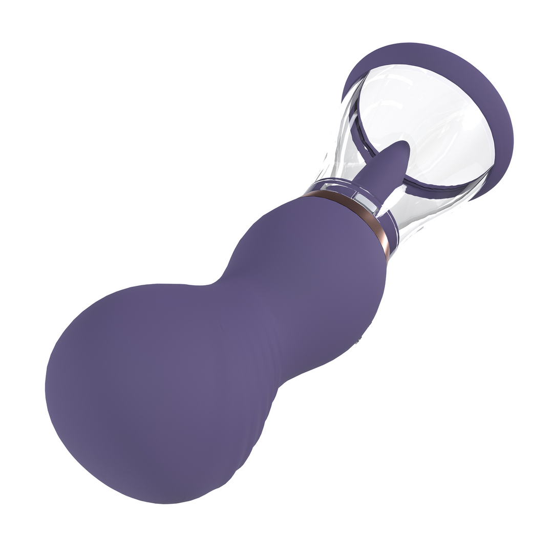 Sensual – Oplaadbare Vulva en Borst Pomp – Paars