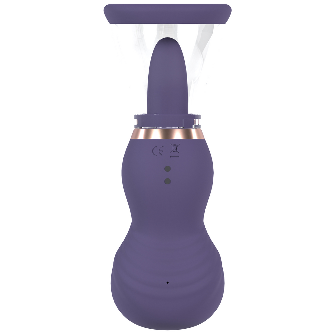 Sensual – Oplaadbare Vulva en Borst Pomp – Paars