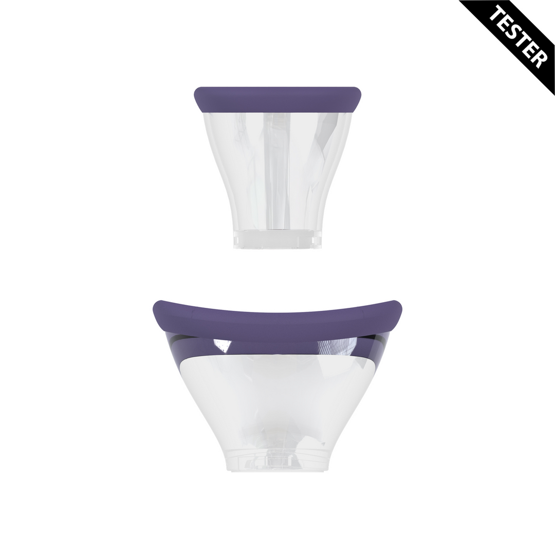 Sensueel – Oplaadbare Vulva- en Borstpomp – Paars – Tester