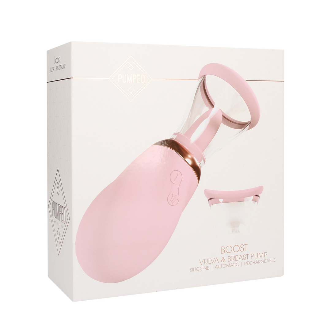 Boost – Oplaadbare Vulva en Borstpomp – Roze