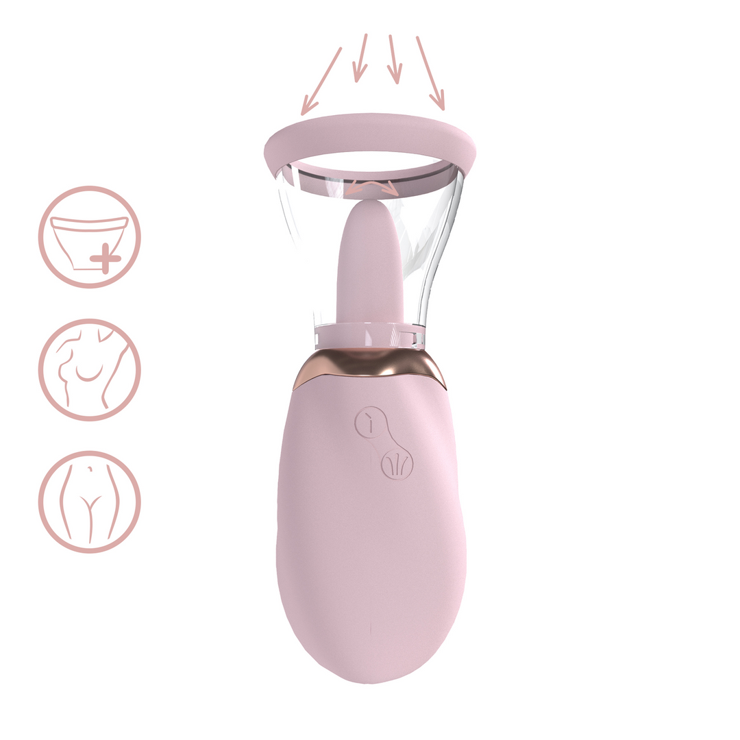 Boost – Oplaadbare Vulva en Borstpomp – Roze