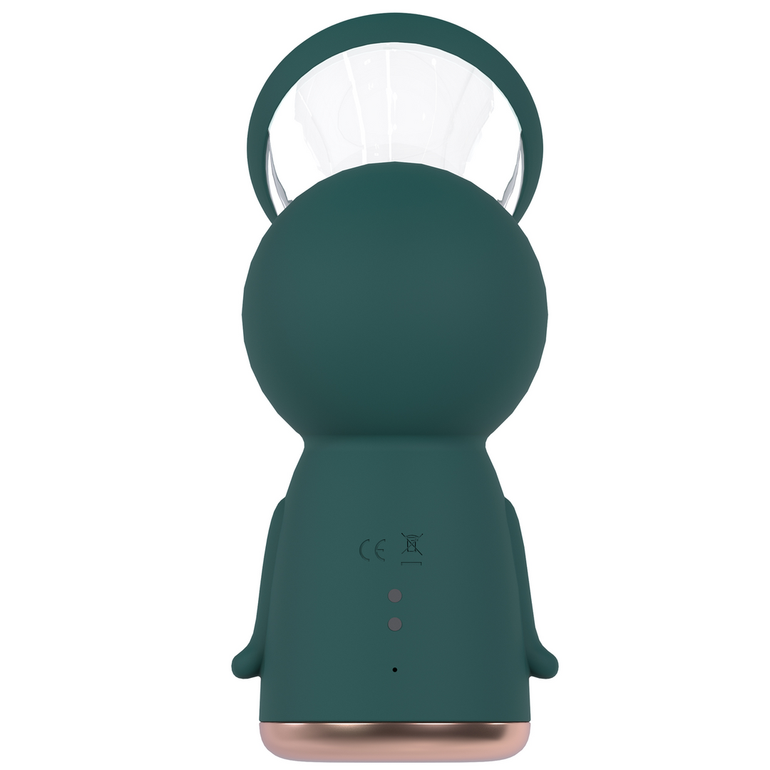Exquise – Oplaadbare Vulva- en Borstpomp – Bosgroen