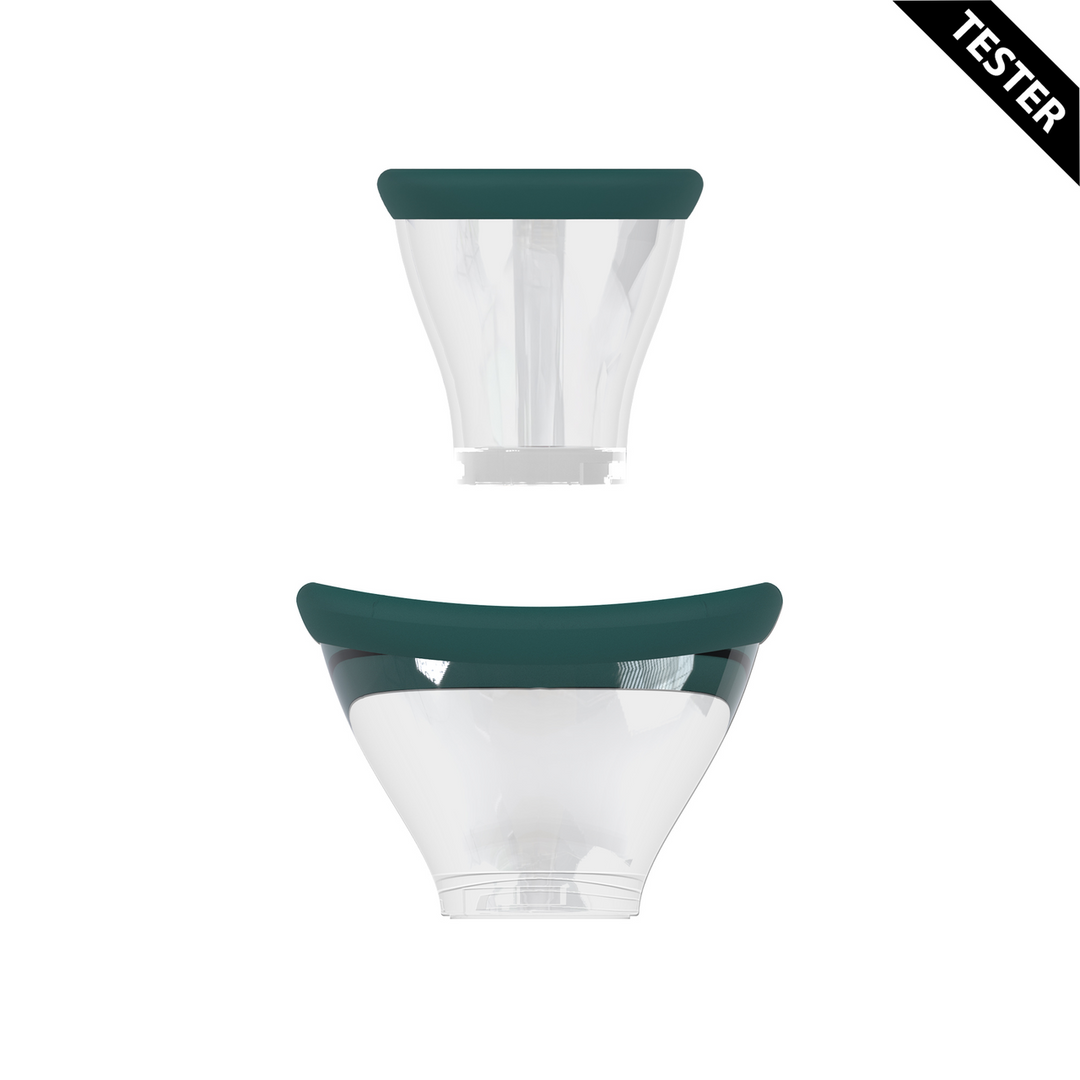 Exquisite – Oplaadbare Vulva- en Borstpomp – Bosgroen – Tester