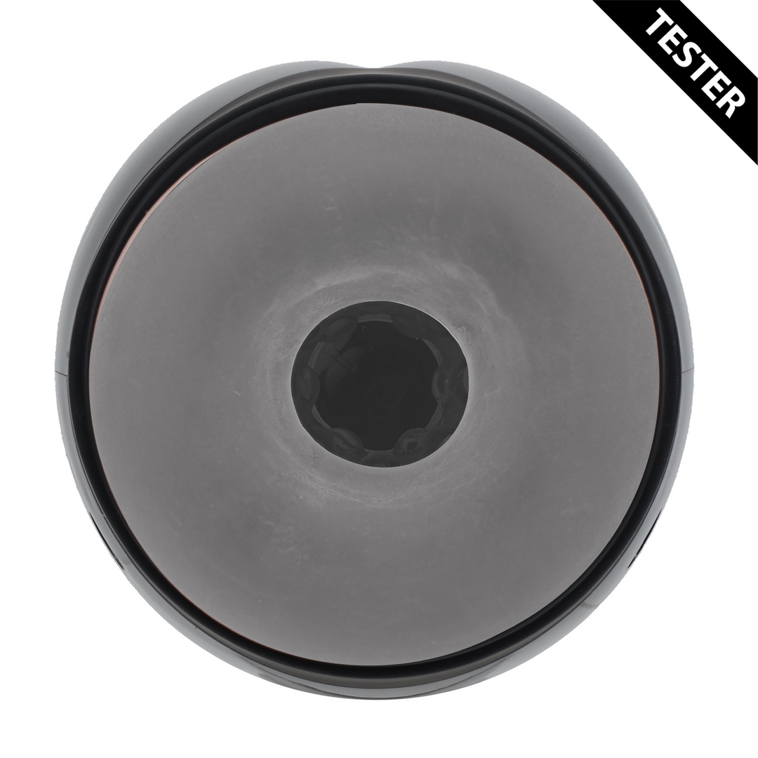 Virtuo – Suction and Vibration Masturbator Pump with Phone Attachment – Gun Metal – Tester