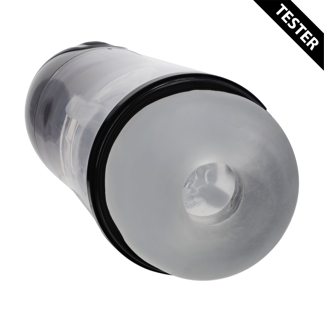 SonicPull – Suction and Vibration Masturbator Pump – Multimedia Enhanced – Gun Metal – Tester