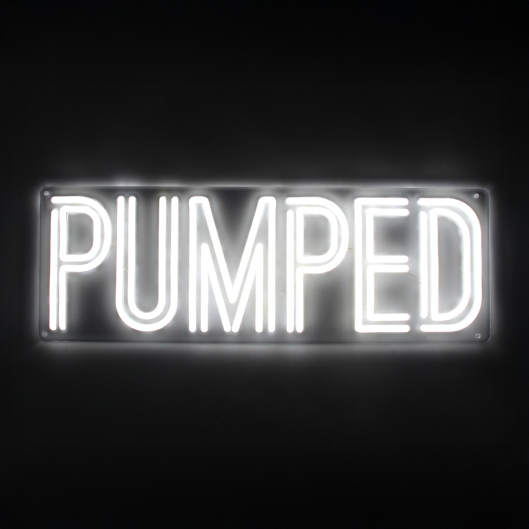 LED Neon Merkenbord – Pumped