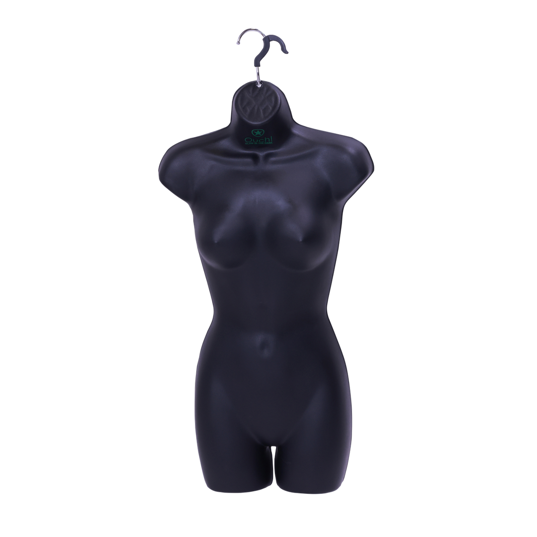 Ouch! GITD Mannequin Full Body Female - Black