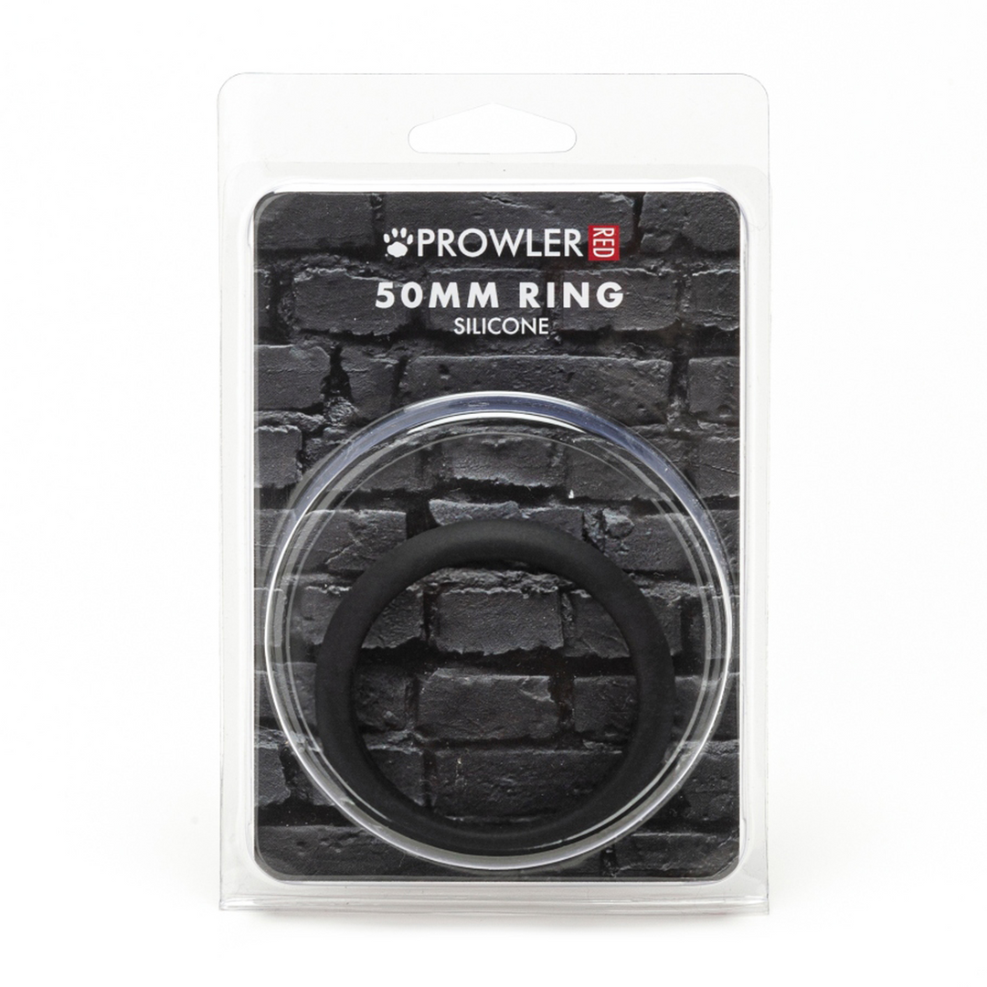 Silicone 50mm Ring – Zwart