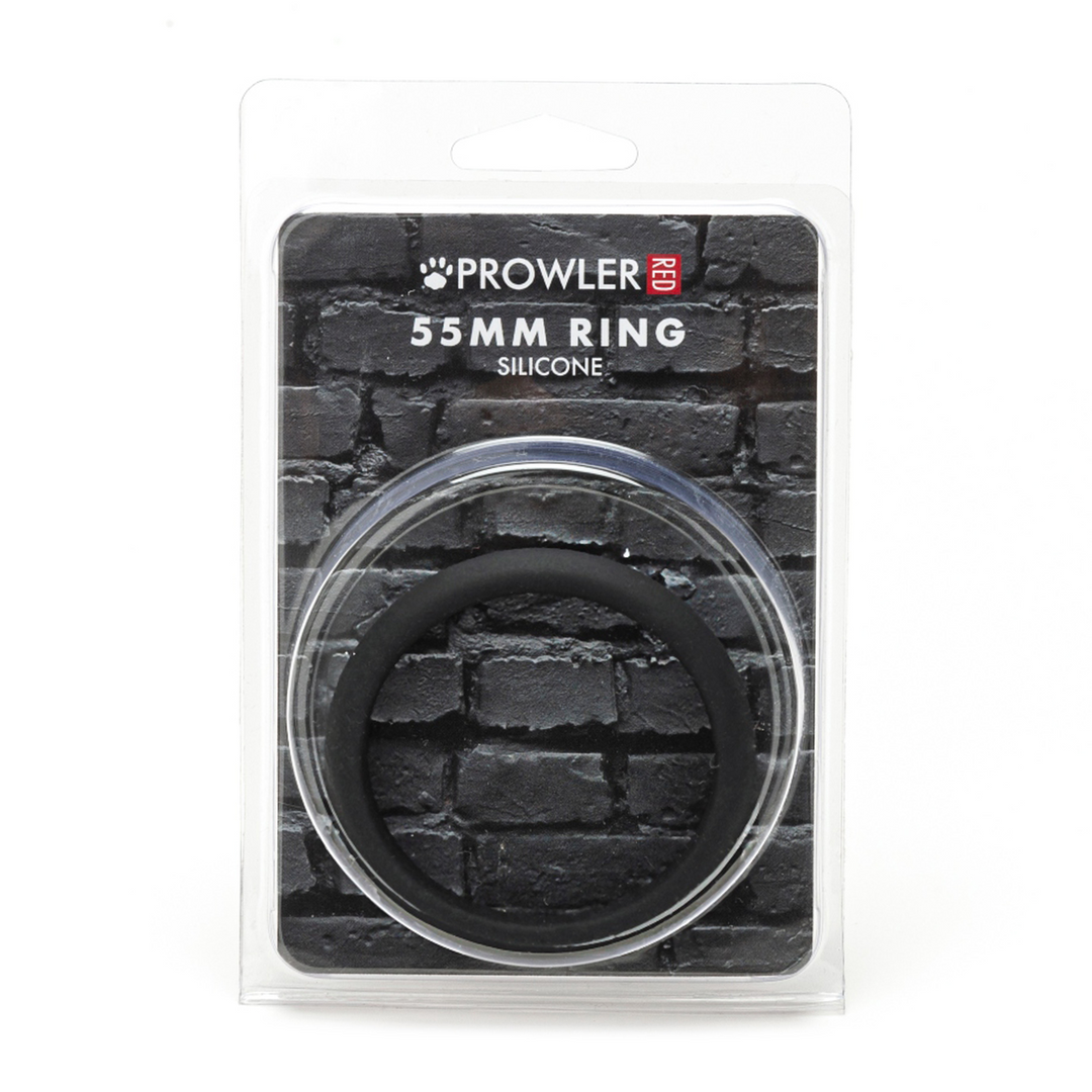 Silicone 55mm Ring – Zwart
