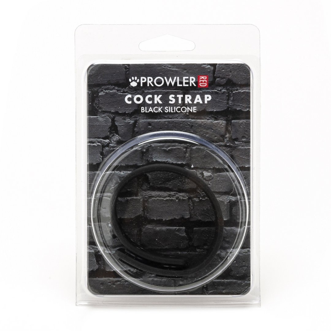 Siliconen Cock Strap – Zwart