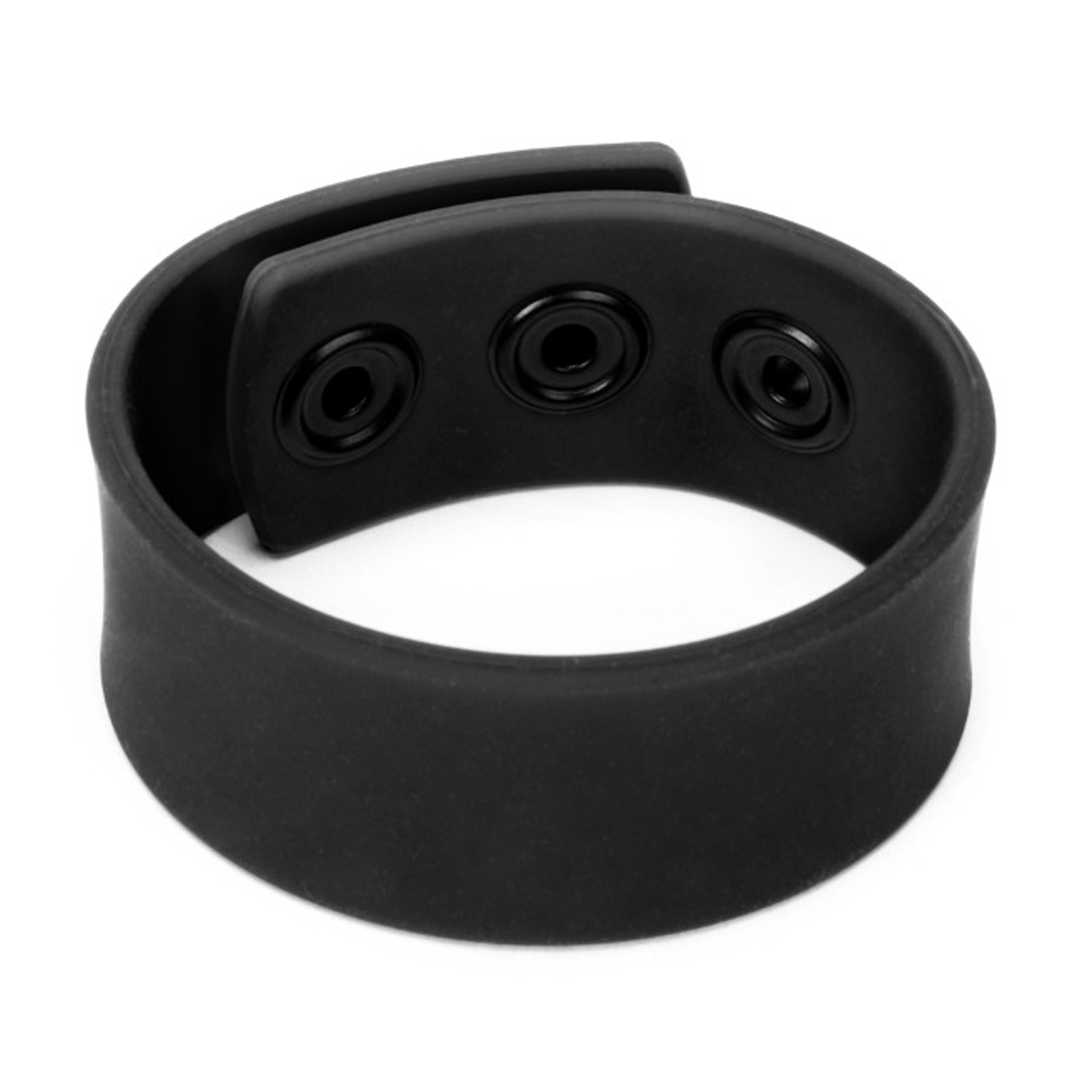 Siliconen Cock Strap – Zwart
