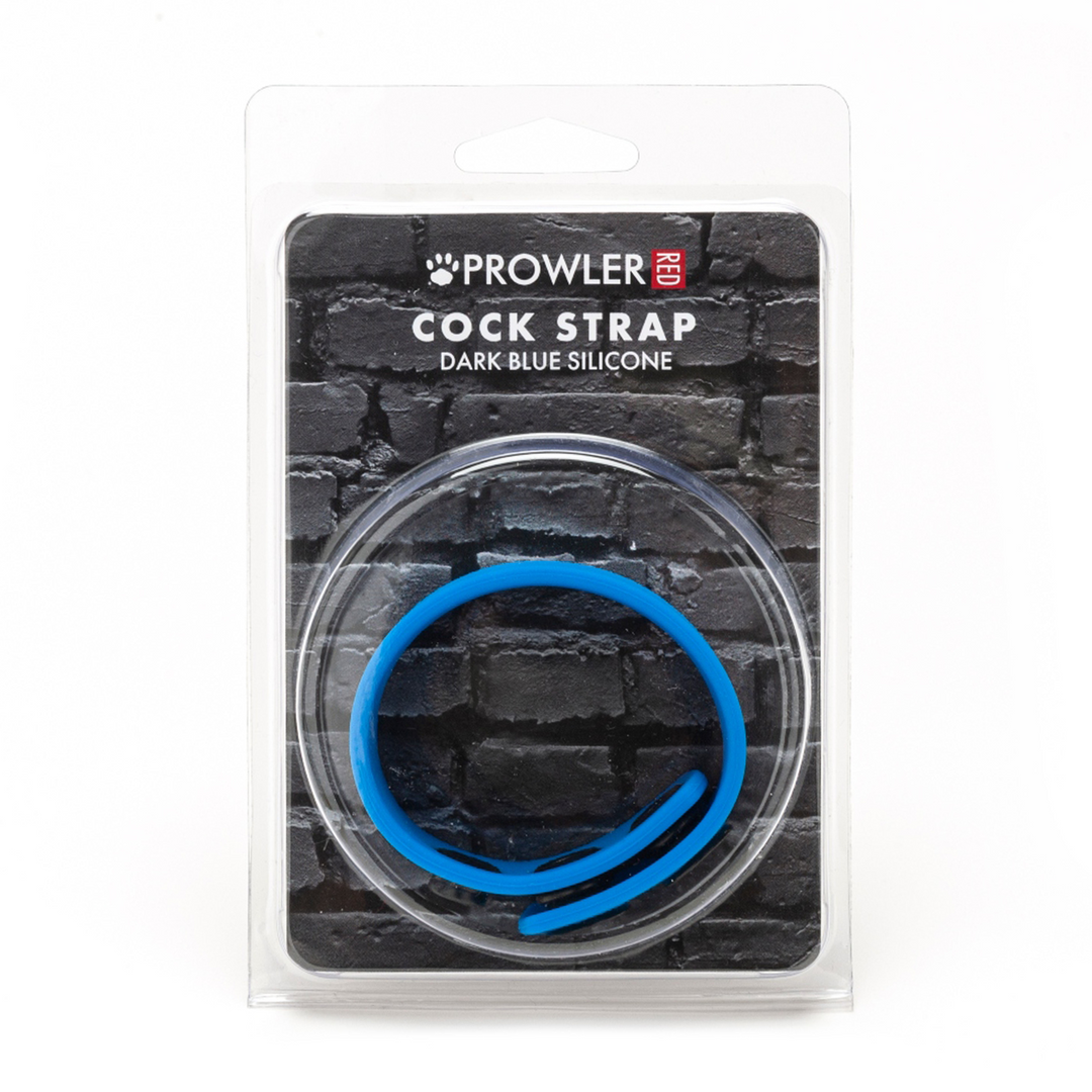 Silicone Cock Strap – Donkerblauw