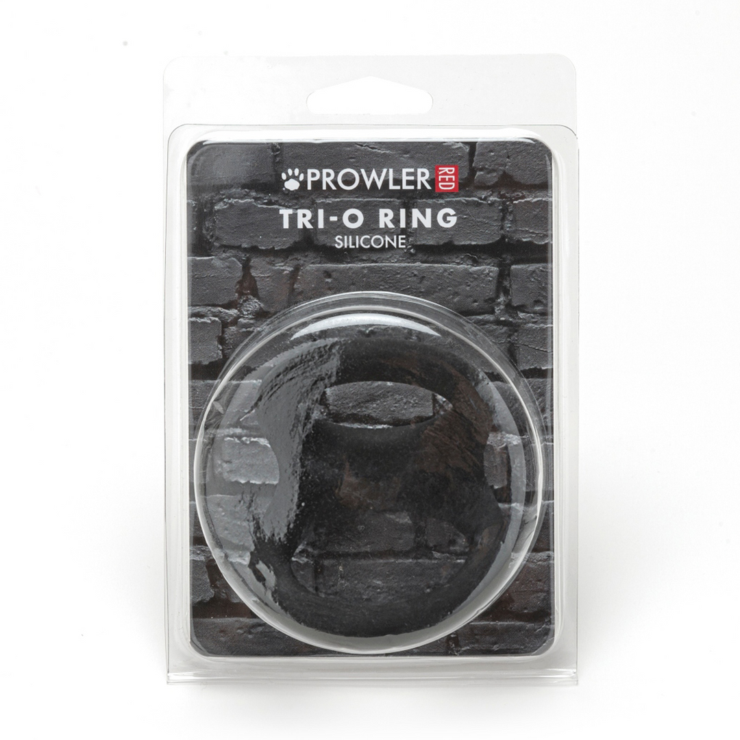 Tri-O Siliconen Ring – Zwart