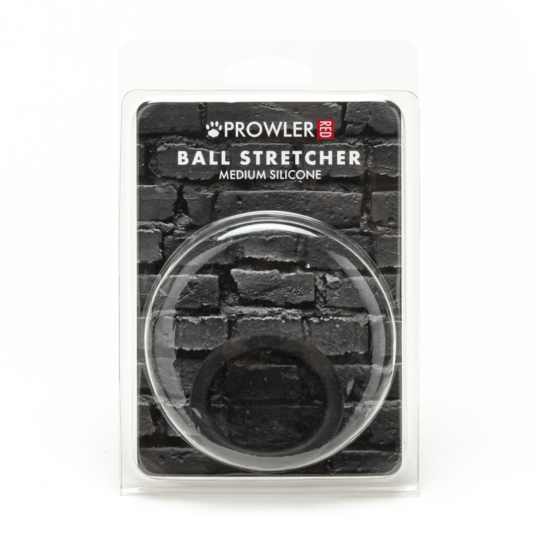 Silicone Ball Stretcher – Medium – Zwart
