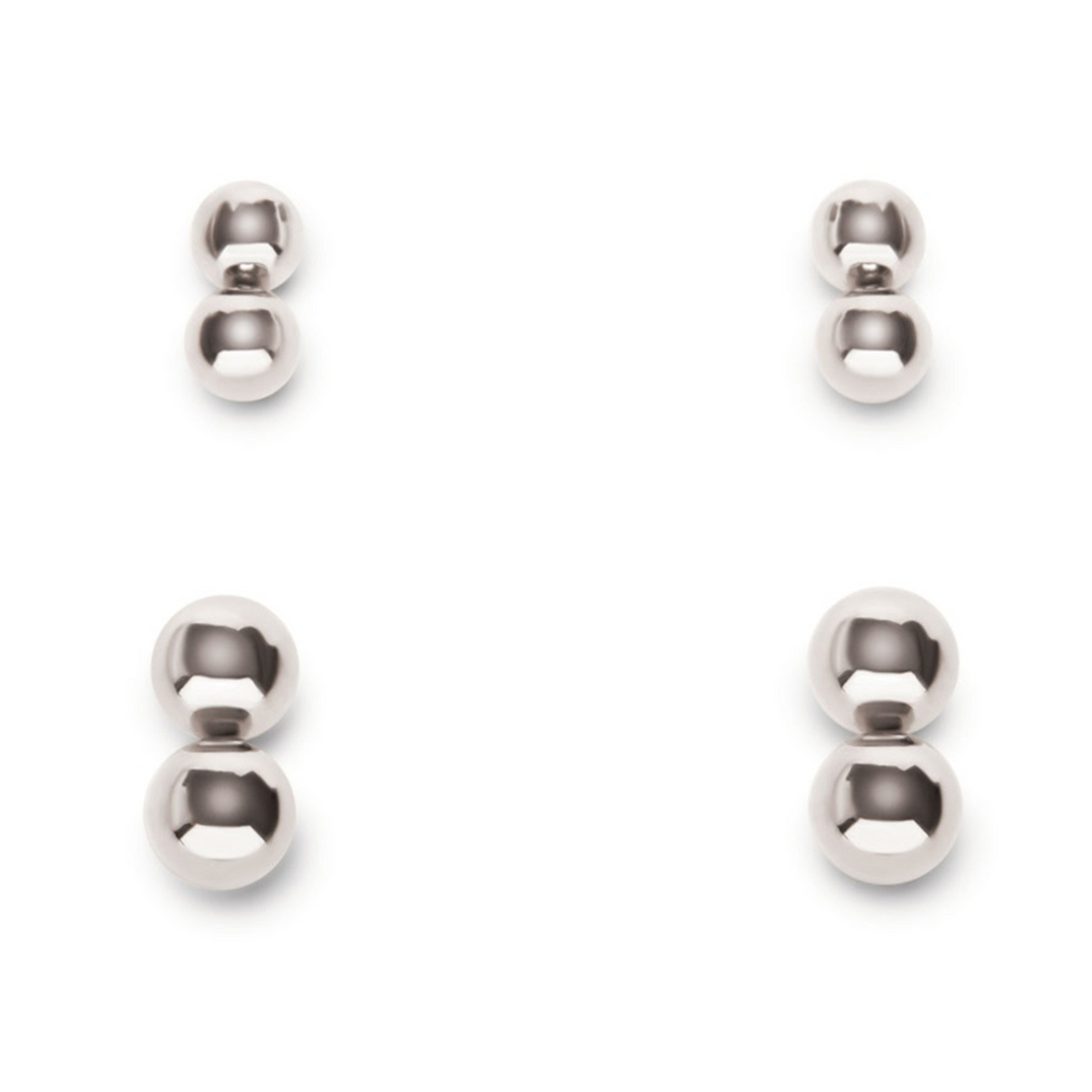 Magnetische Orbs – 4 Paar Set – Zilver