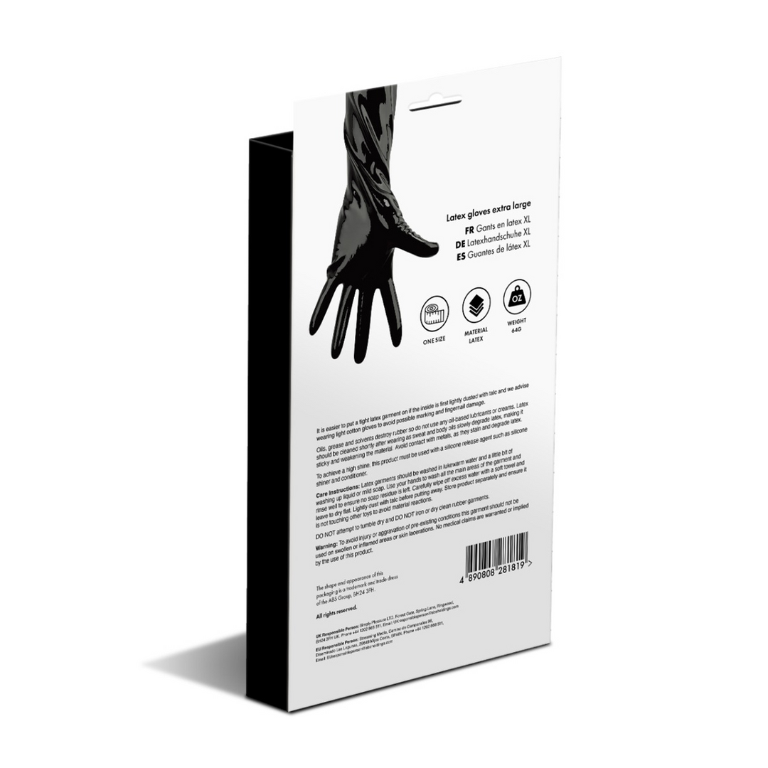 Latex Handschoenen – X Groot – Zwart