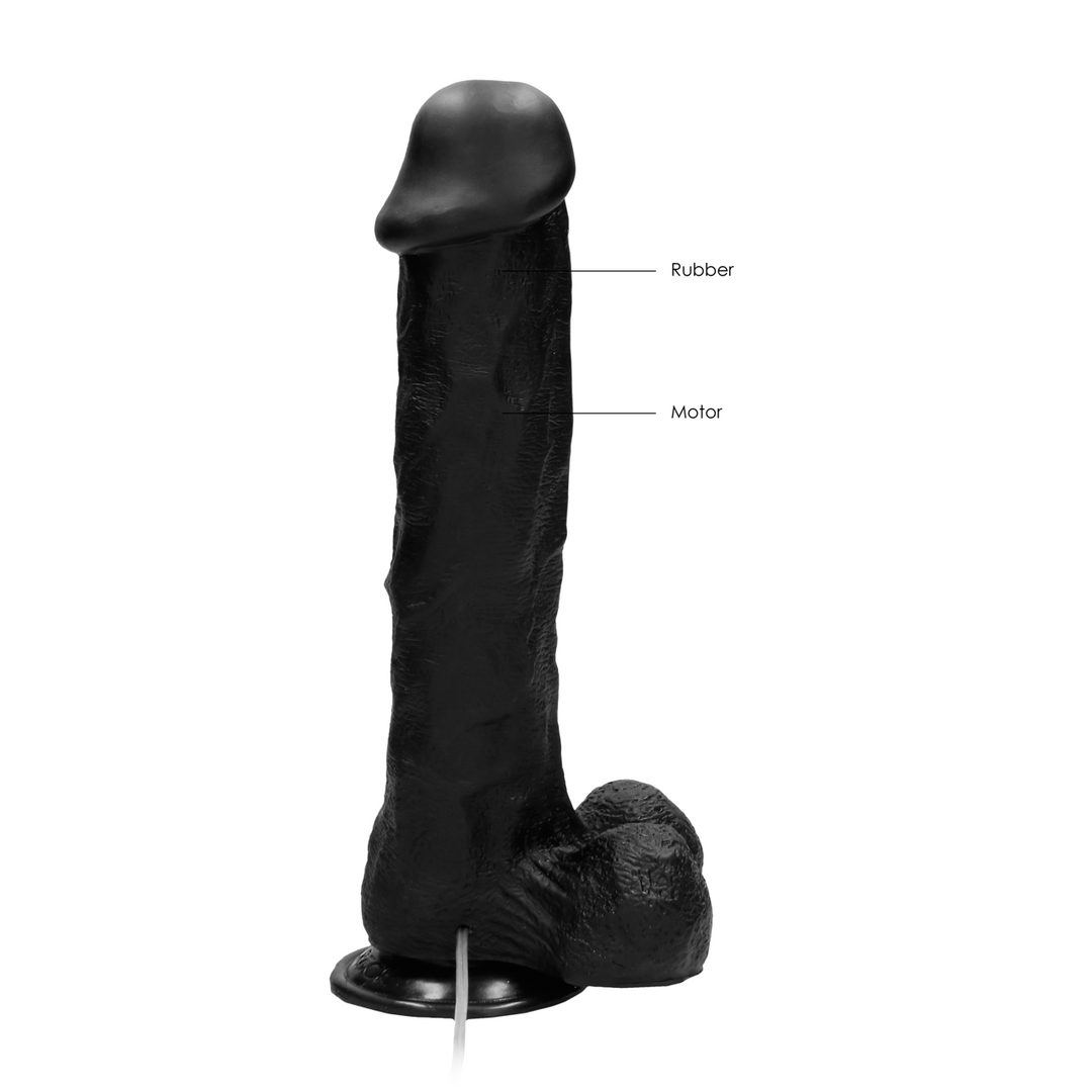 Vibrerende Realistische Cock met Scrotum – 11 / 28 cm