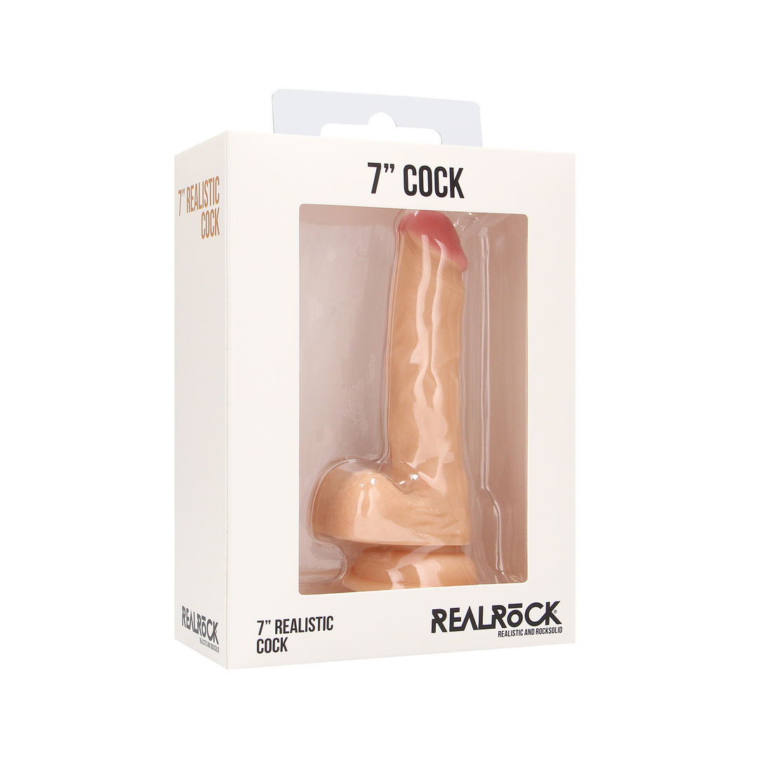 Realistische Cock met Scrotum – 7 / 18 cm