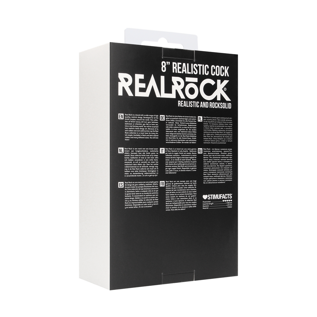 Realistische Cock met Scrotum – 8 / 20 cm