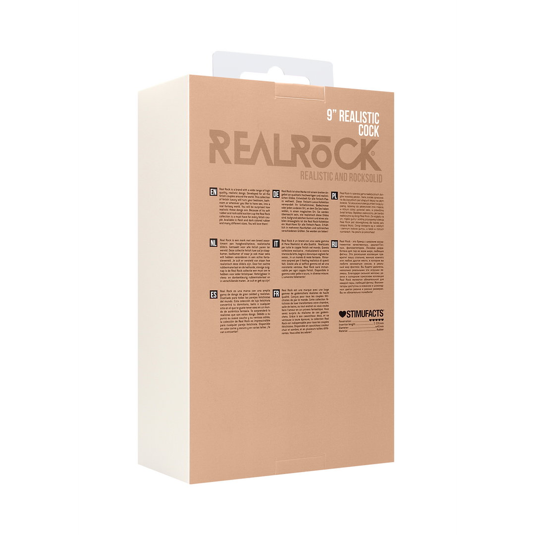 Realistische Cock met Scrotum – 9 / 23 cm