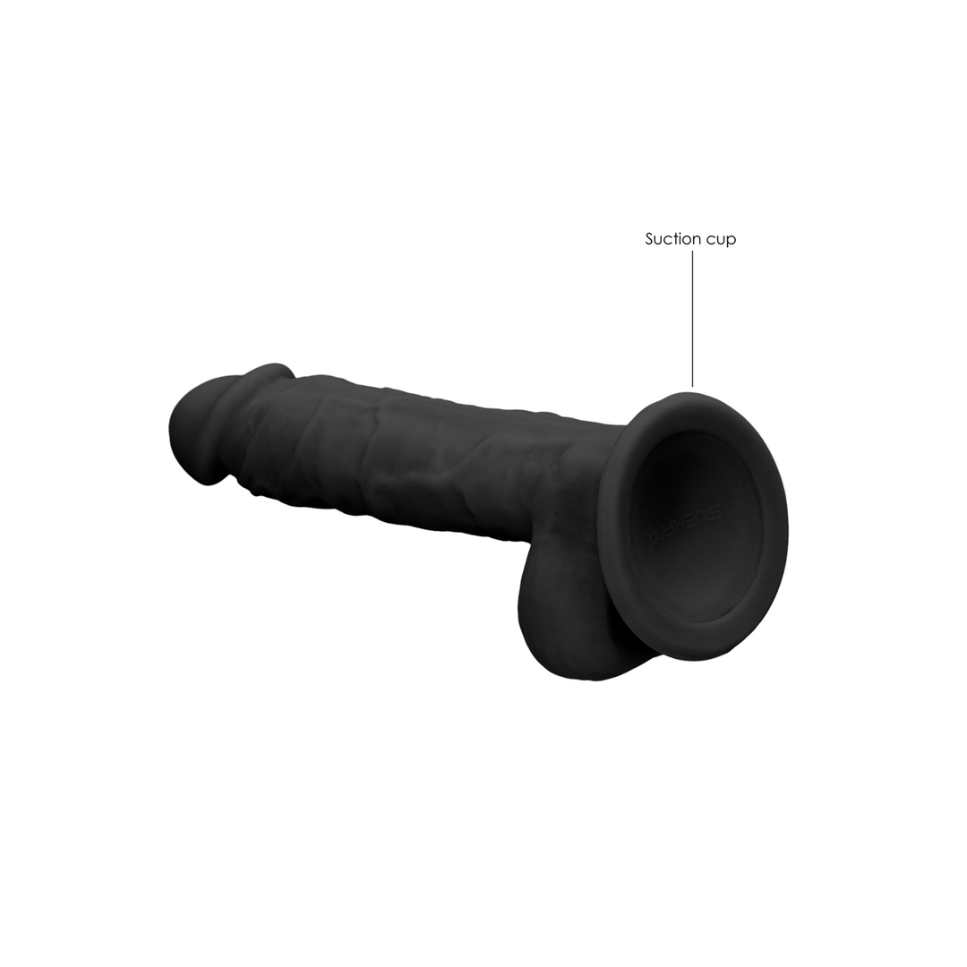 Silicone Dildo met Ballen – 7 / 18 cm