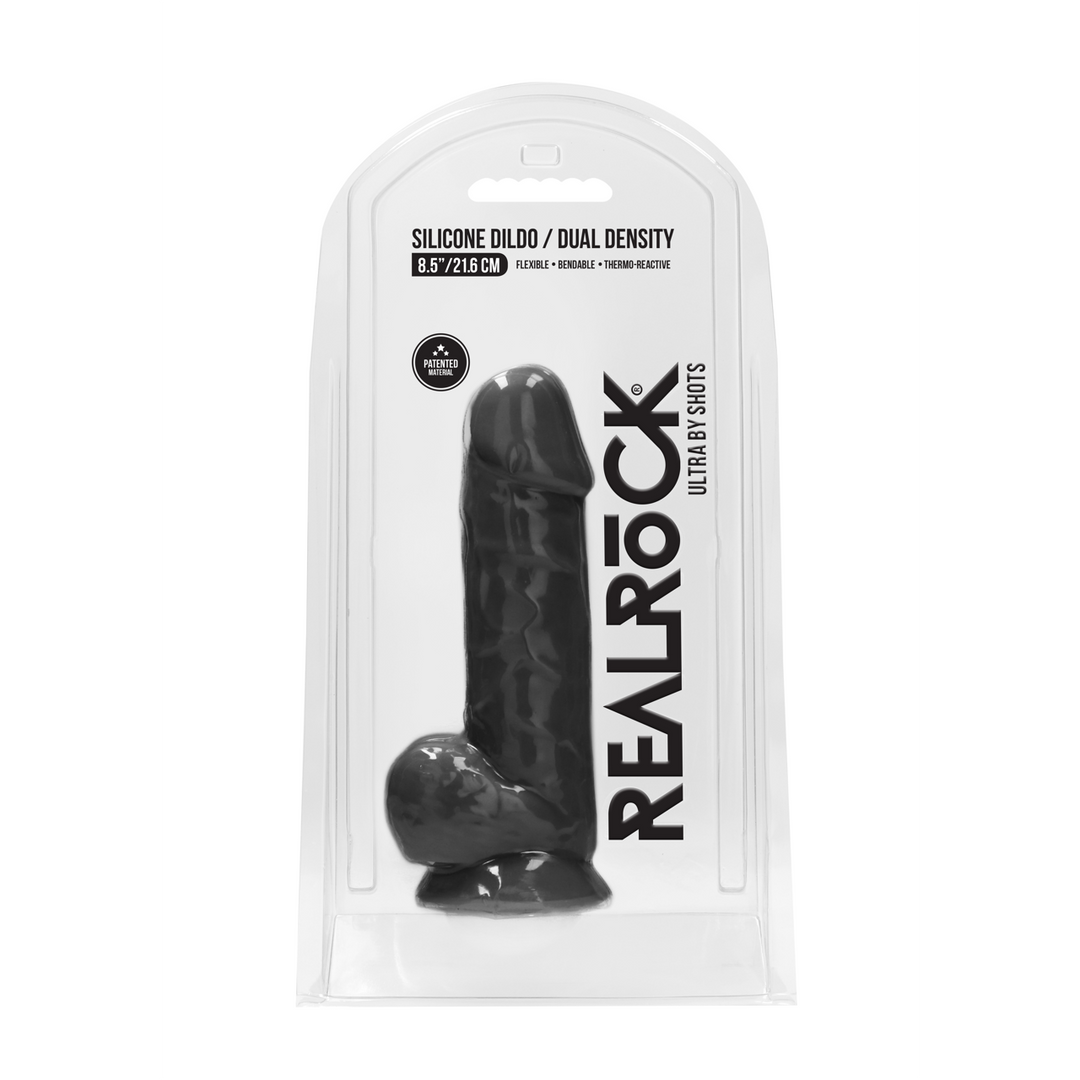 Siliconen Dildo met Ballen – 9 / 21,6 cm