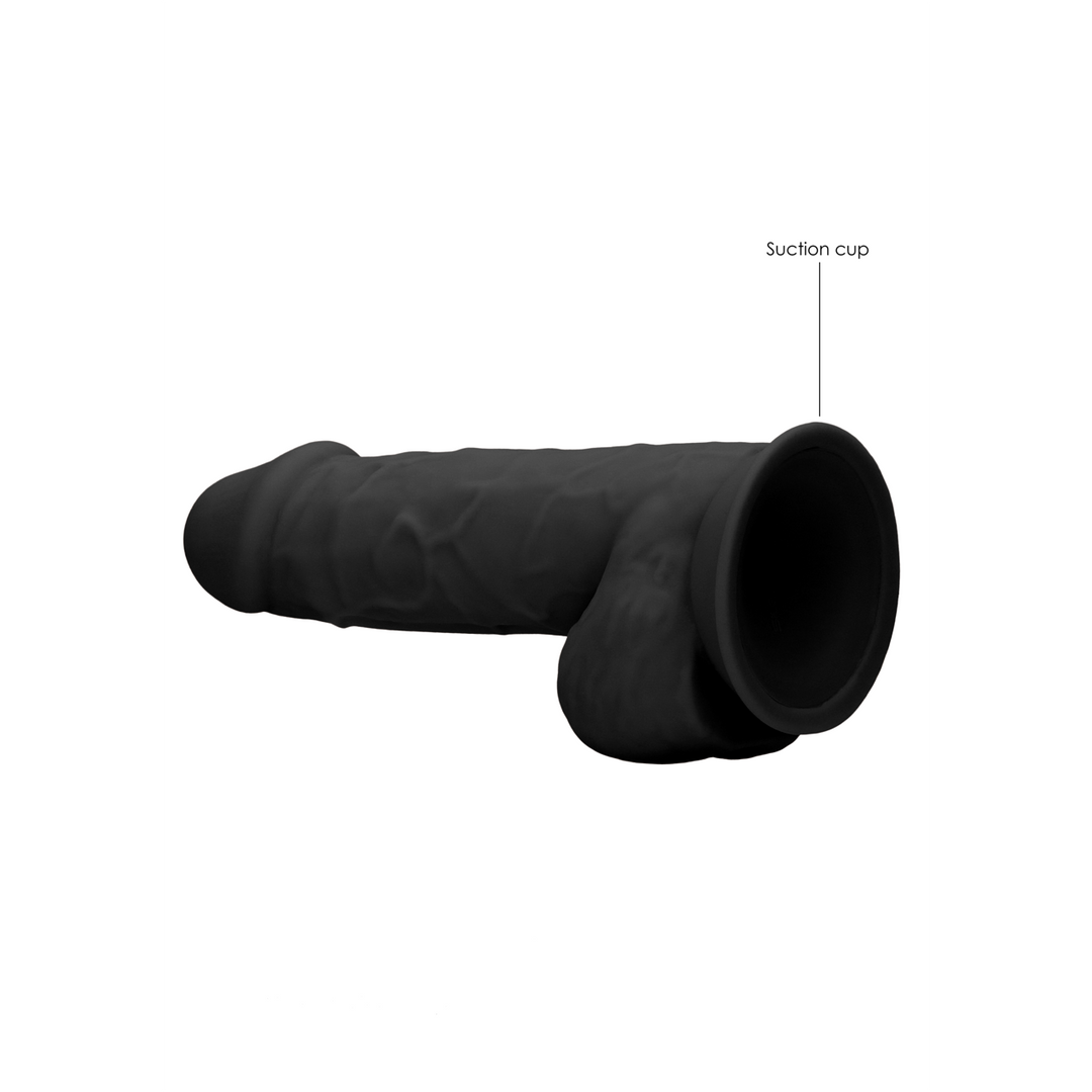 Siliconen Dildo met Ballen – 9 / 21,6 cm