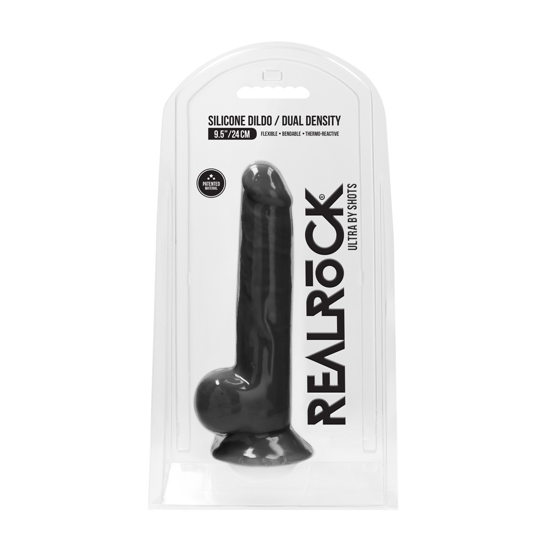 Silicone Dildo met Ballen – 9 / 24 cm
