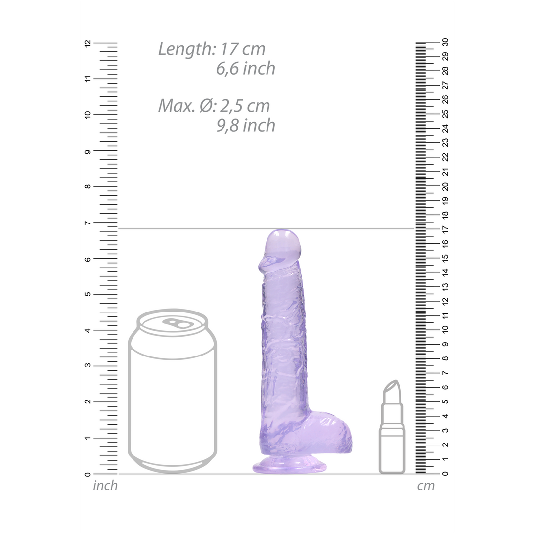 Realistische Dildo met Ballen – 6 / 15 cm