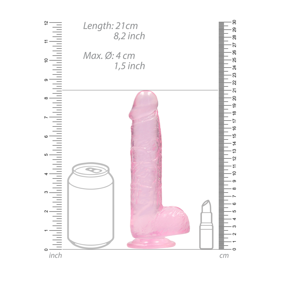 Realistische Dildo met Ballen – 8 / 21 cm