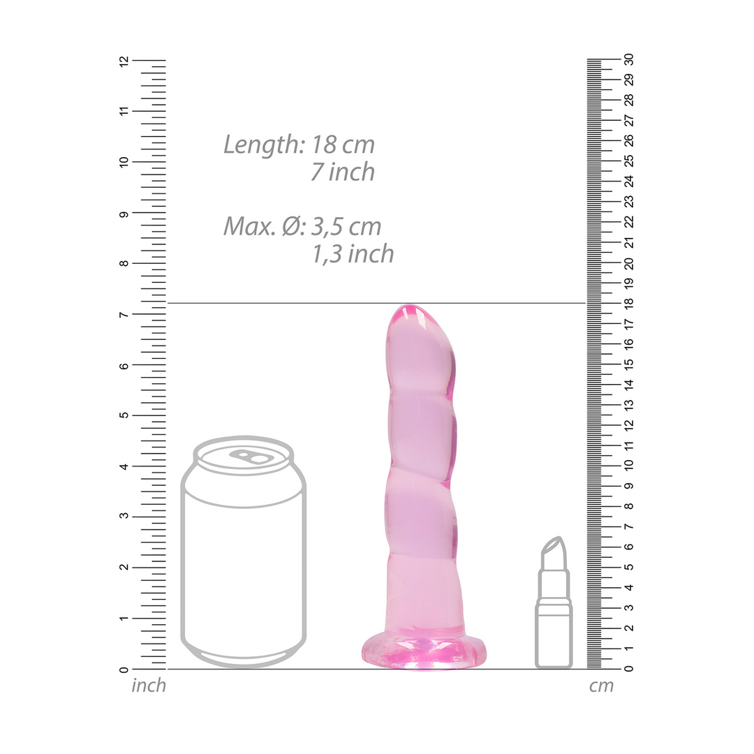 Niet-realistische Dildo met Zuignap – 7 / 17 cm