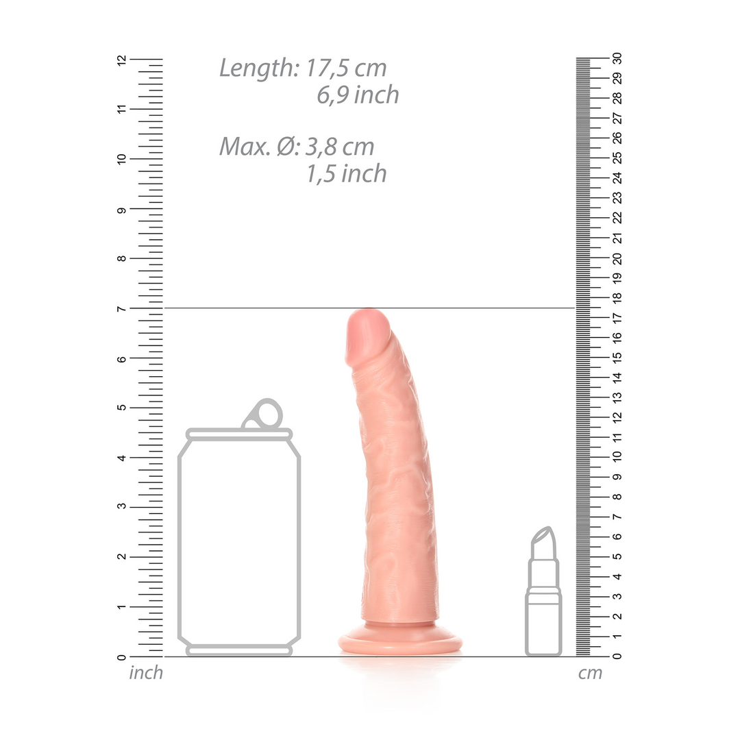 Slank Realistisch Dildo met Zuignap – 6 / 15,5 cm