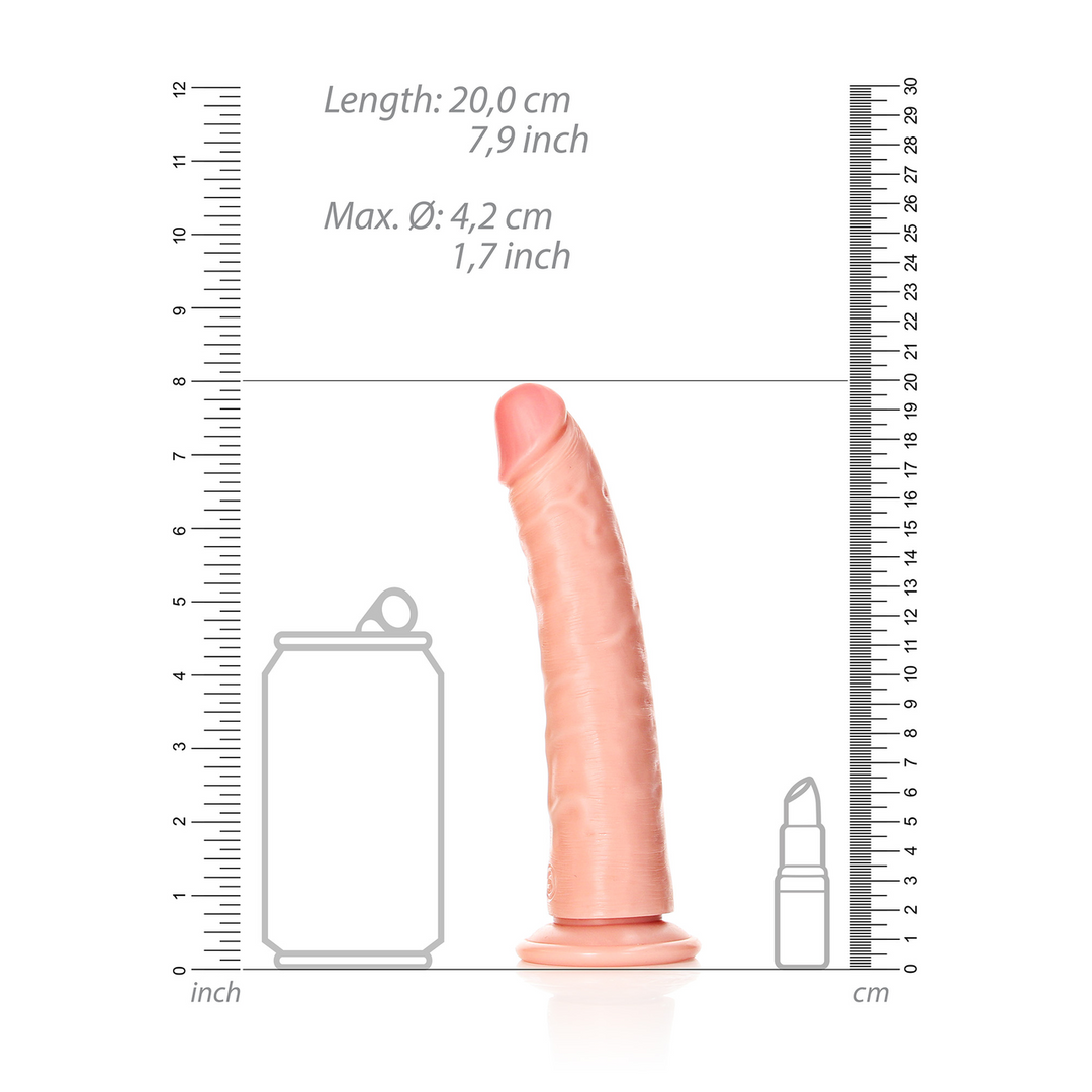Slank Realistisch Dildo met Zuignap – 7 / 18 cm