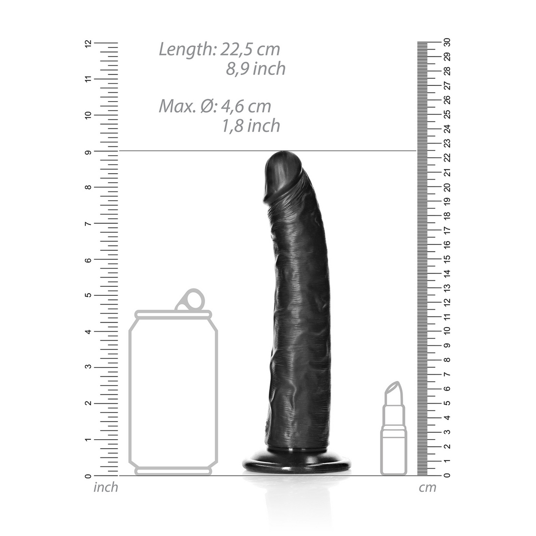 Slim Realistic Dildo met Zuignap – 8 / 20,5 cm