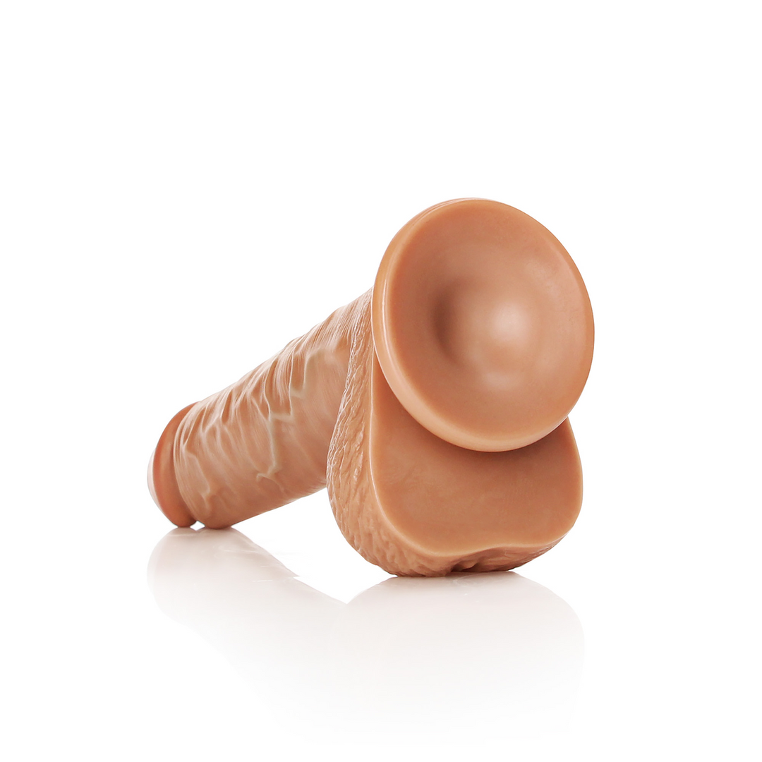 Straight Realistic Dildo with Balls and Suction Cup – 9 / 23 cm
