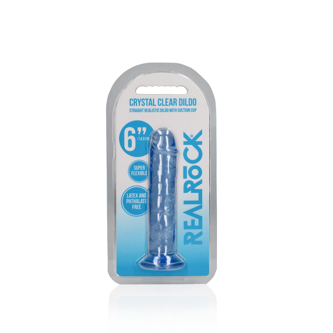 Rechtdoor Realistische Dildo met Zuignap – 6” / 14,5