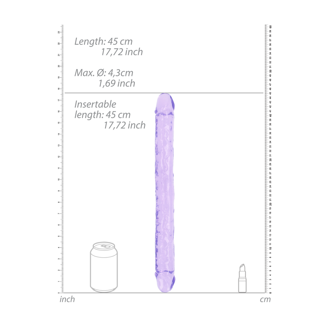 Realistische Double Dong – 18” / 45 cm