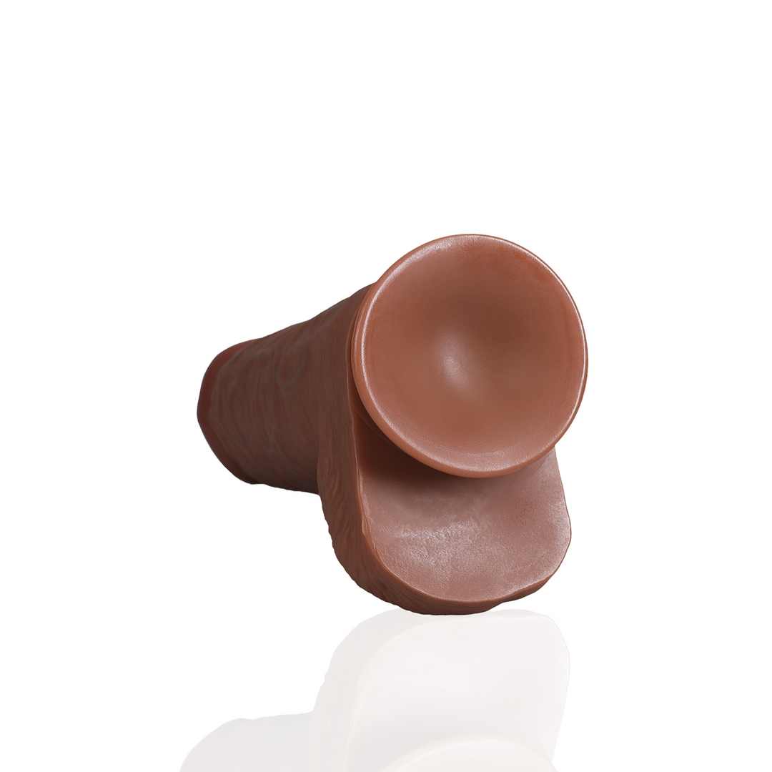 Extra Dikke Recht met Ballen 10 / 25,4 cm – Tan