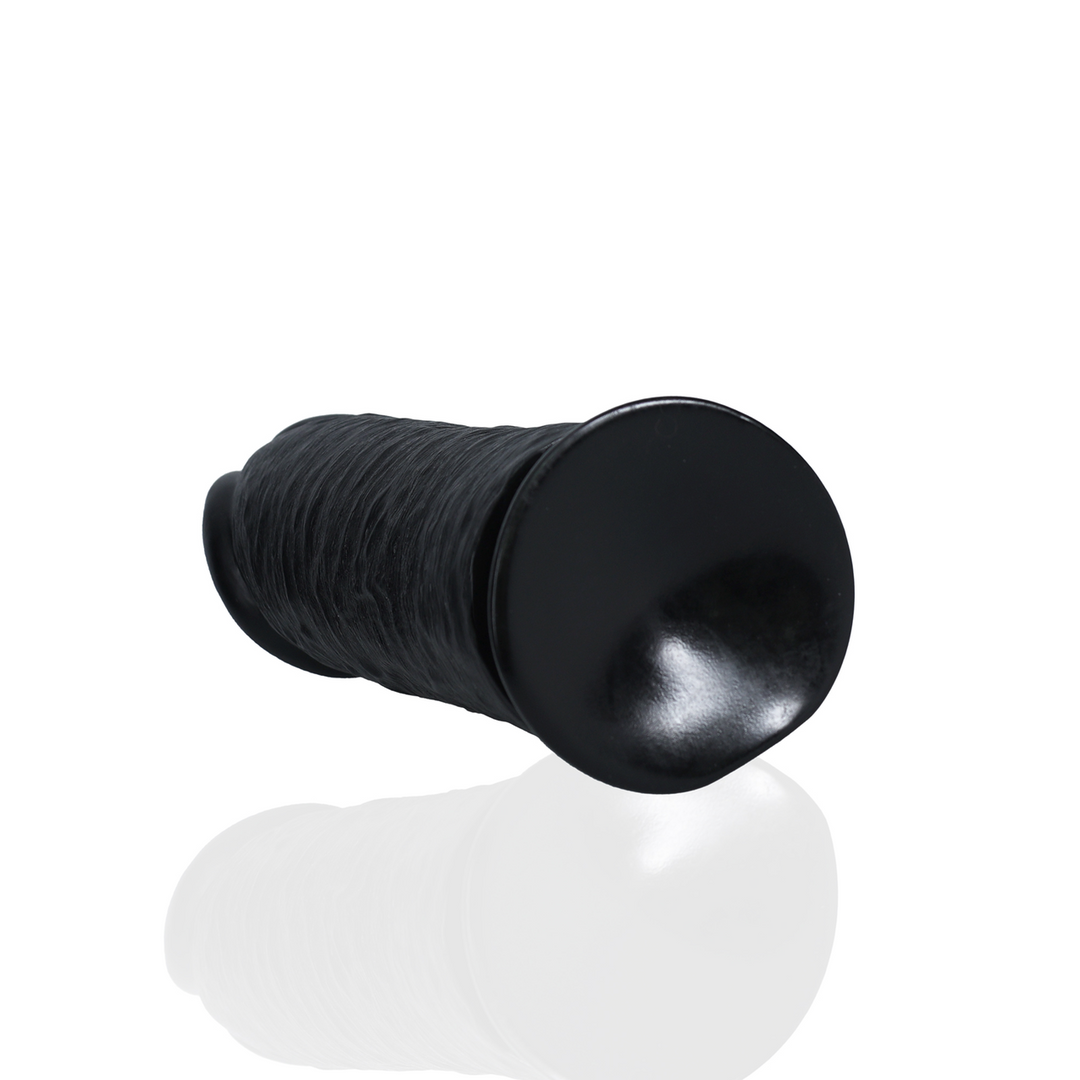 Extra Dikke Recht zonder Ballen 10 / 25,4 cm – Zwart