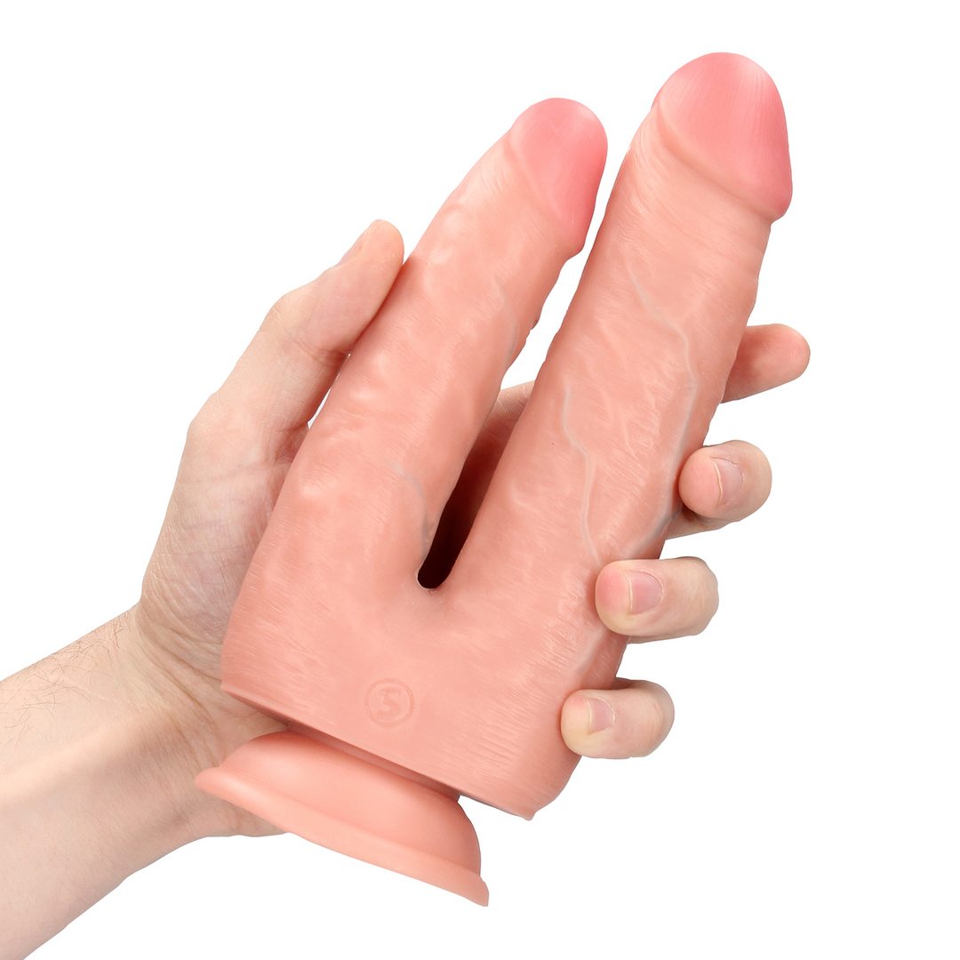 Double Trouble Dildo 5/6 – 12,7/15,2 cm – Flesh