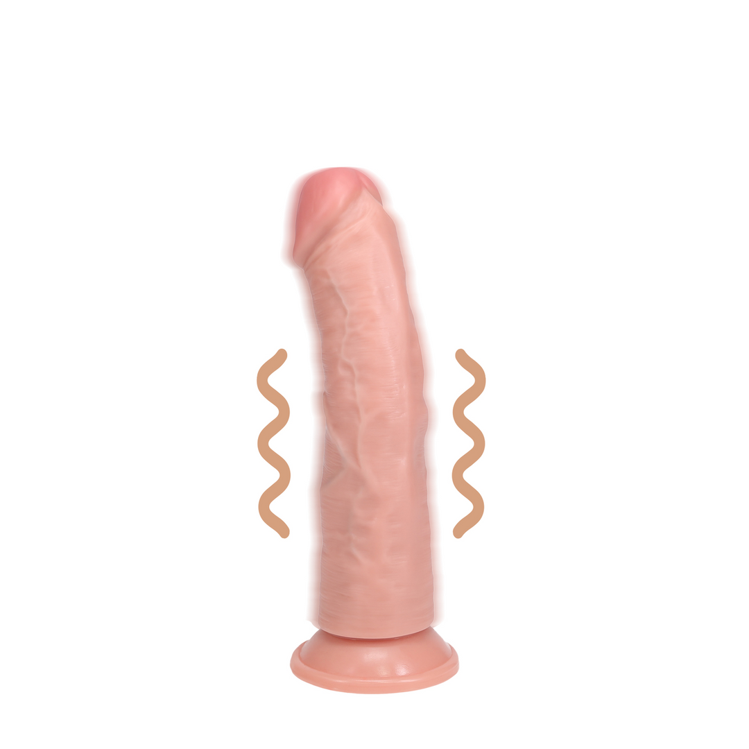 Vibrador Curvado Regular - 6 / 15,5 cm - Flesh