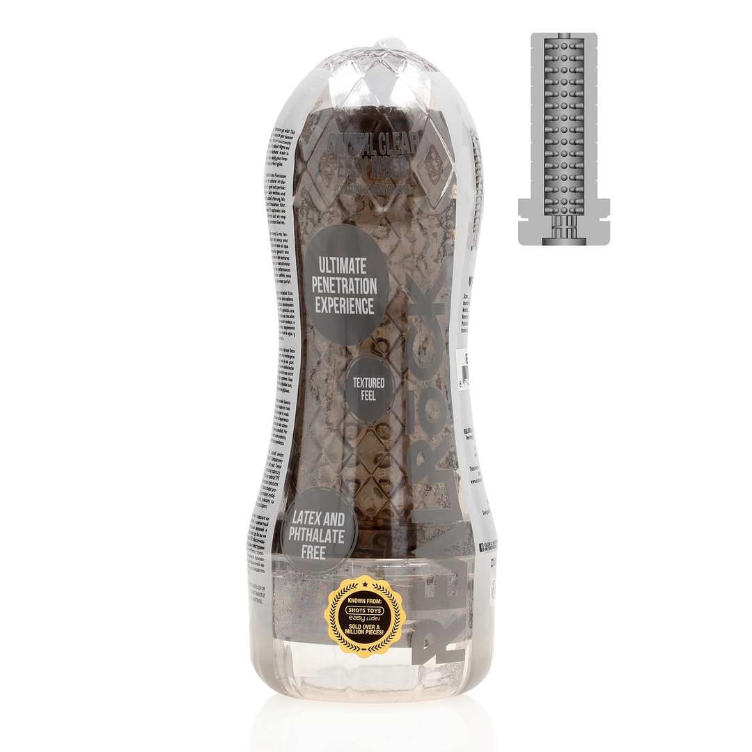 Easy Rider – Textured Masturbator – Zwart