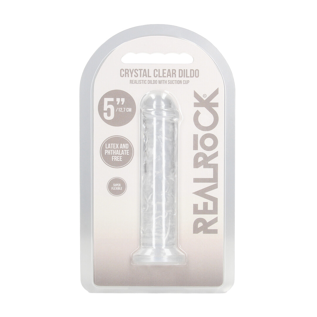Realistische Dildo – 5 / 12,7 cm – Transparant