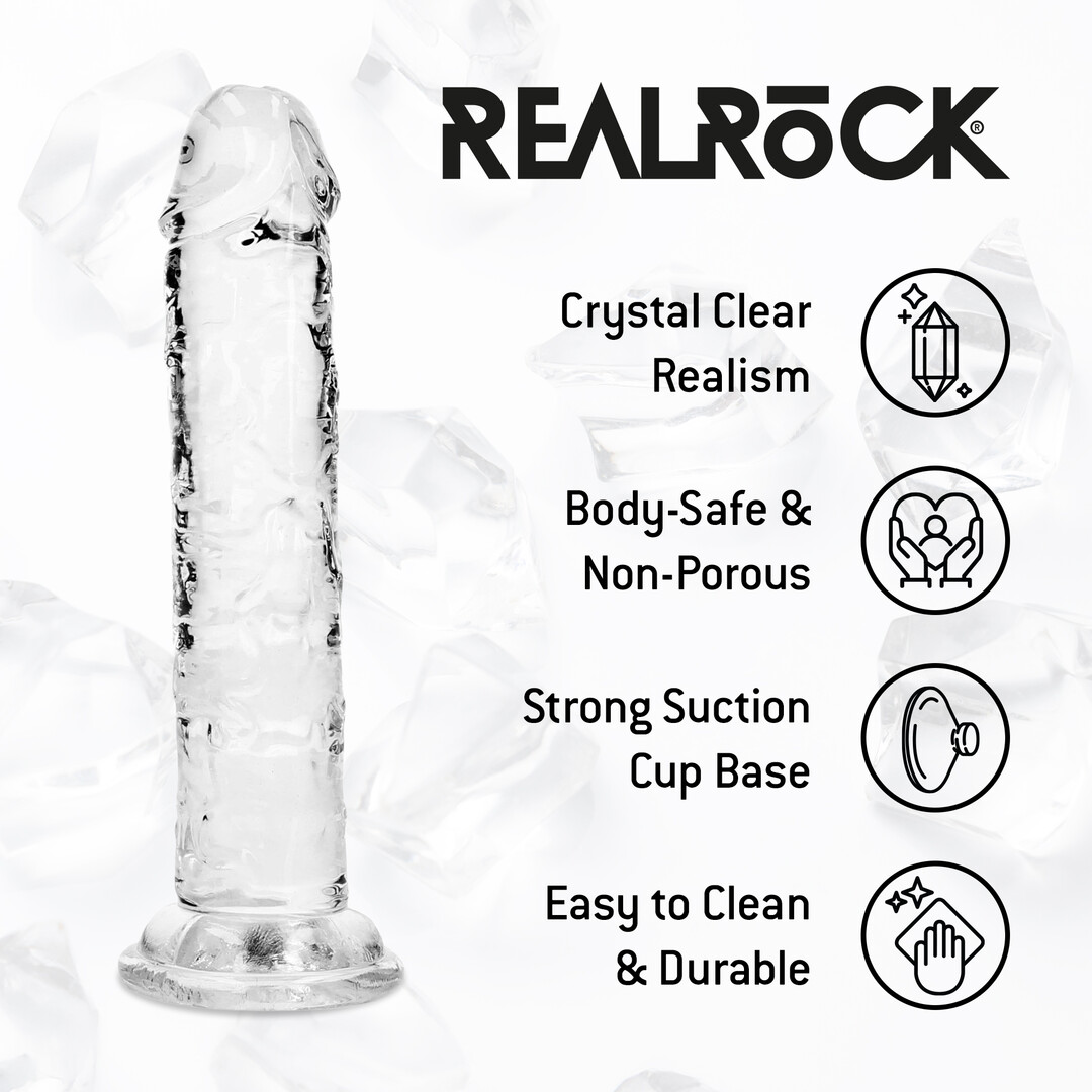 Realistische Dildo – 5 / 12,7 cm – Transparant