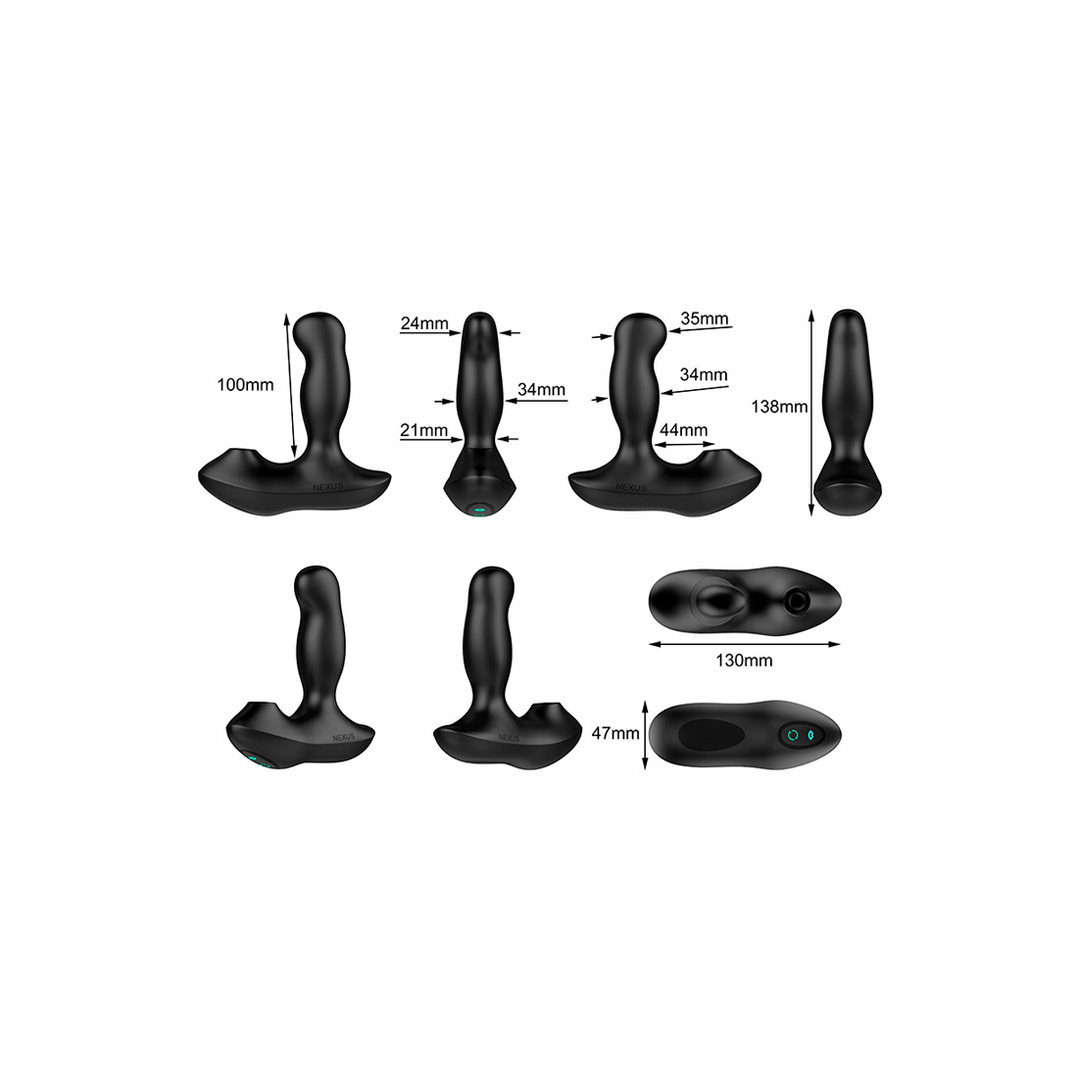 Revo Air – Draaibare Prostaat Massager met Suction en Remote Control