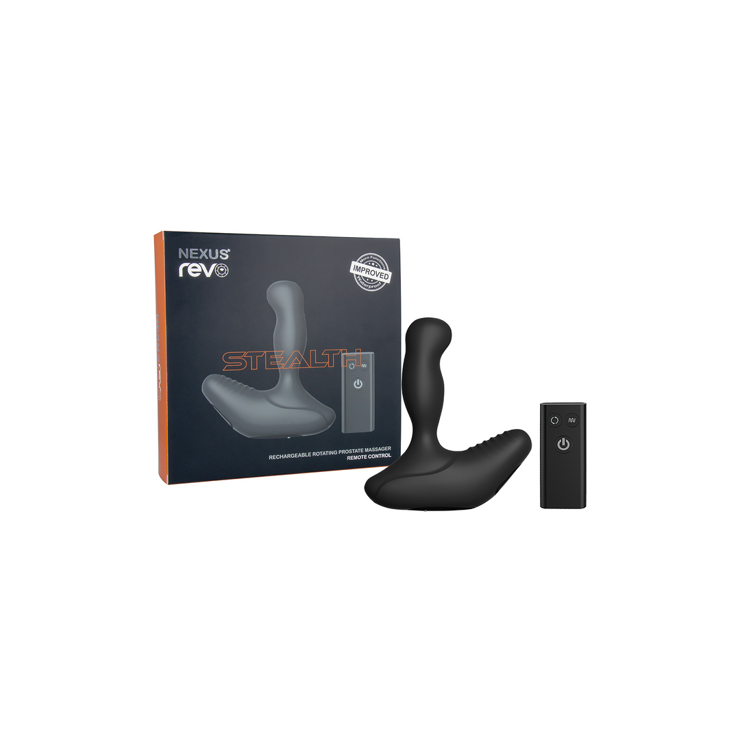 Revo Stealth – Waterproof Rotating Prostate Massager with Remote Control