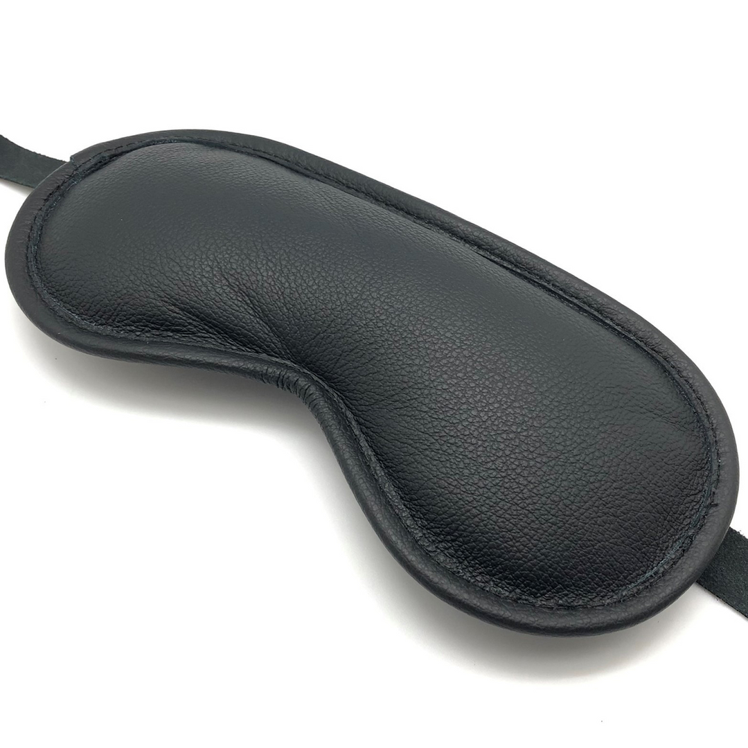 Blind Up - Padded Leather Eye Mask - Black