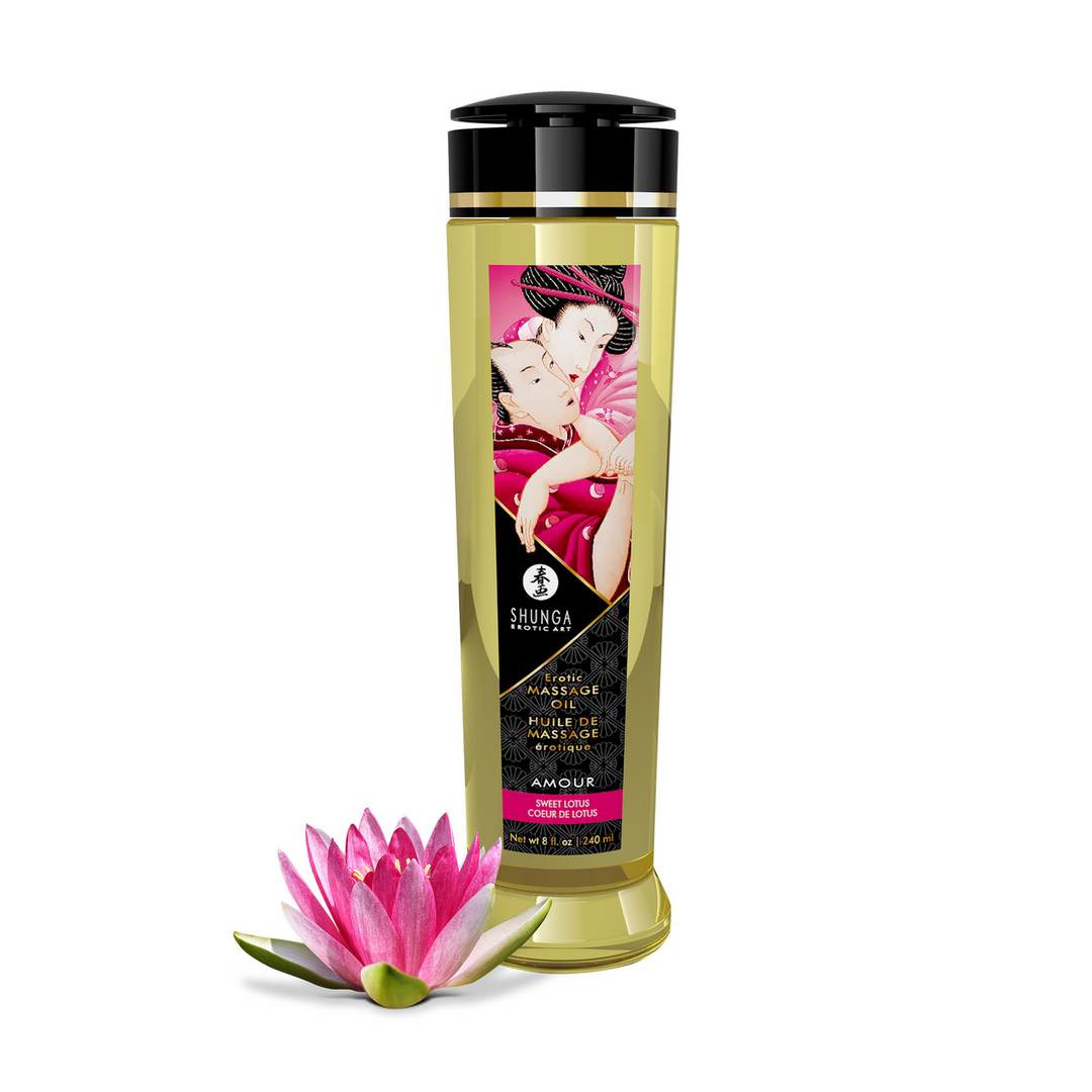 Aceite de Masaje Erótico - Sweet Lotus - 8 fl oz / 240 ml