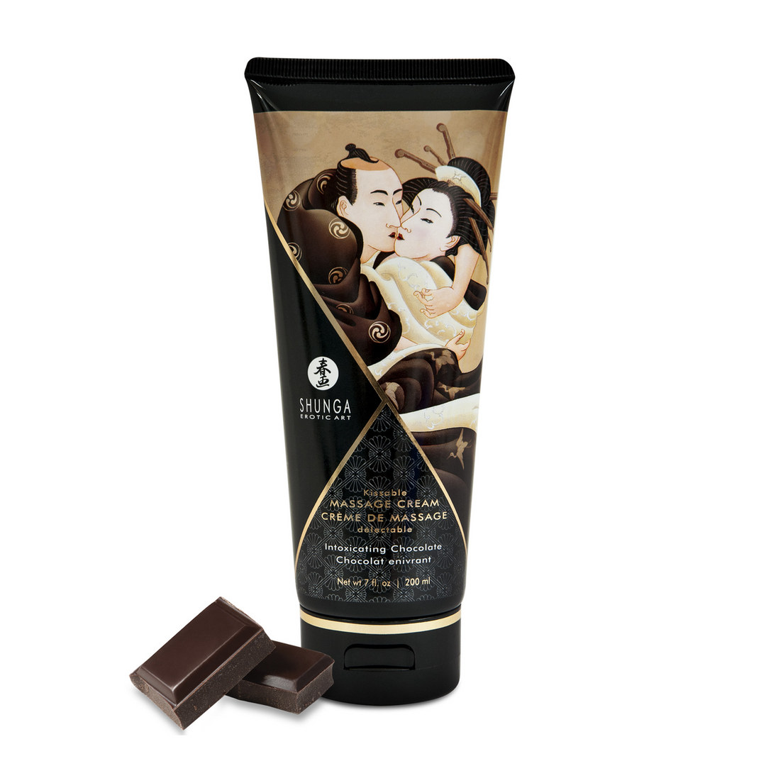 Crema de Masaje Besable - Chocolate Embriagador - 7 floz / 200 ml